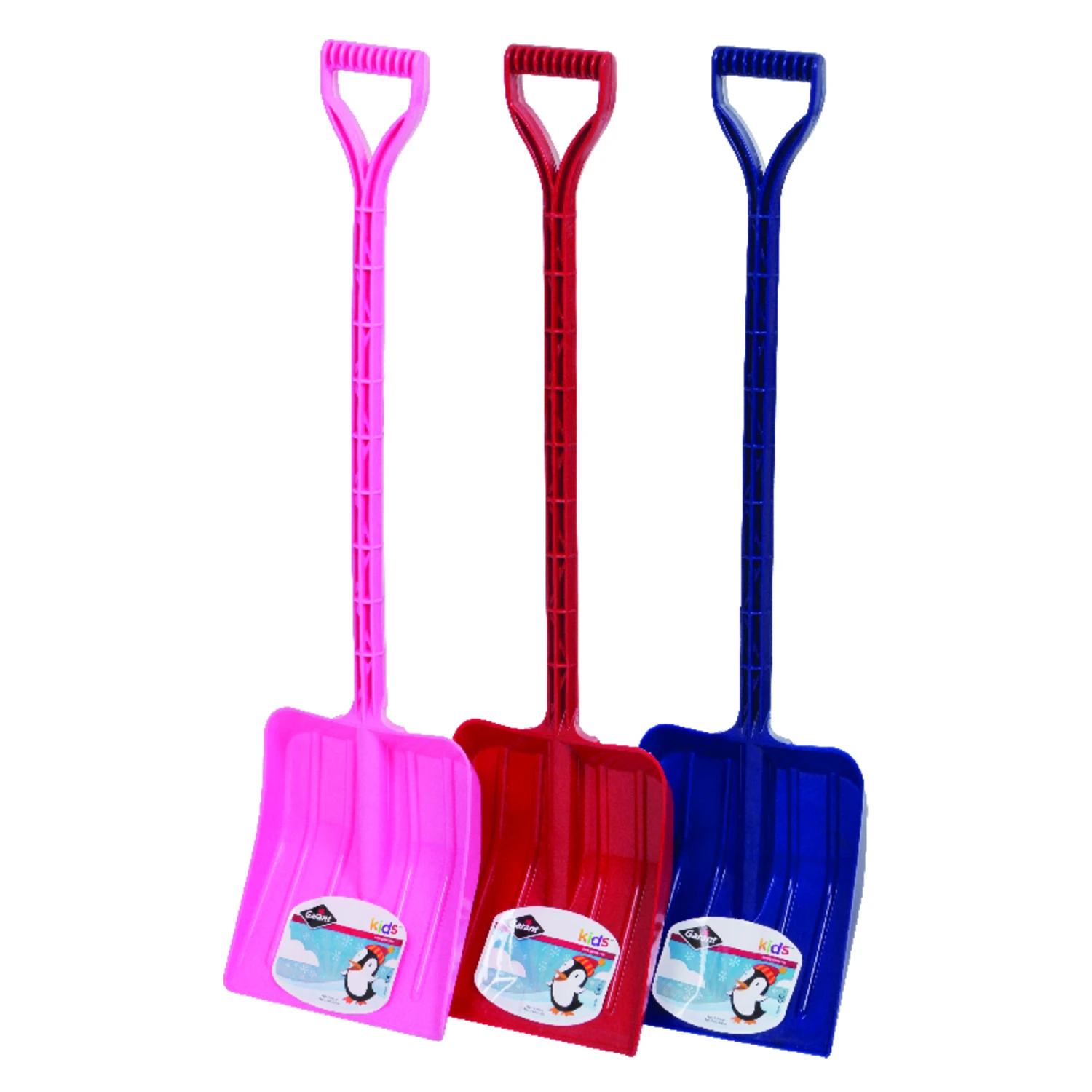 Kids Snow Shovel, 9" Blade Width, 33.75" Overall Length, Polyethylene