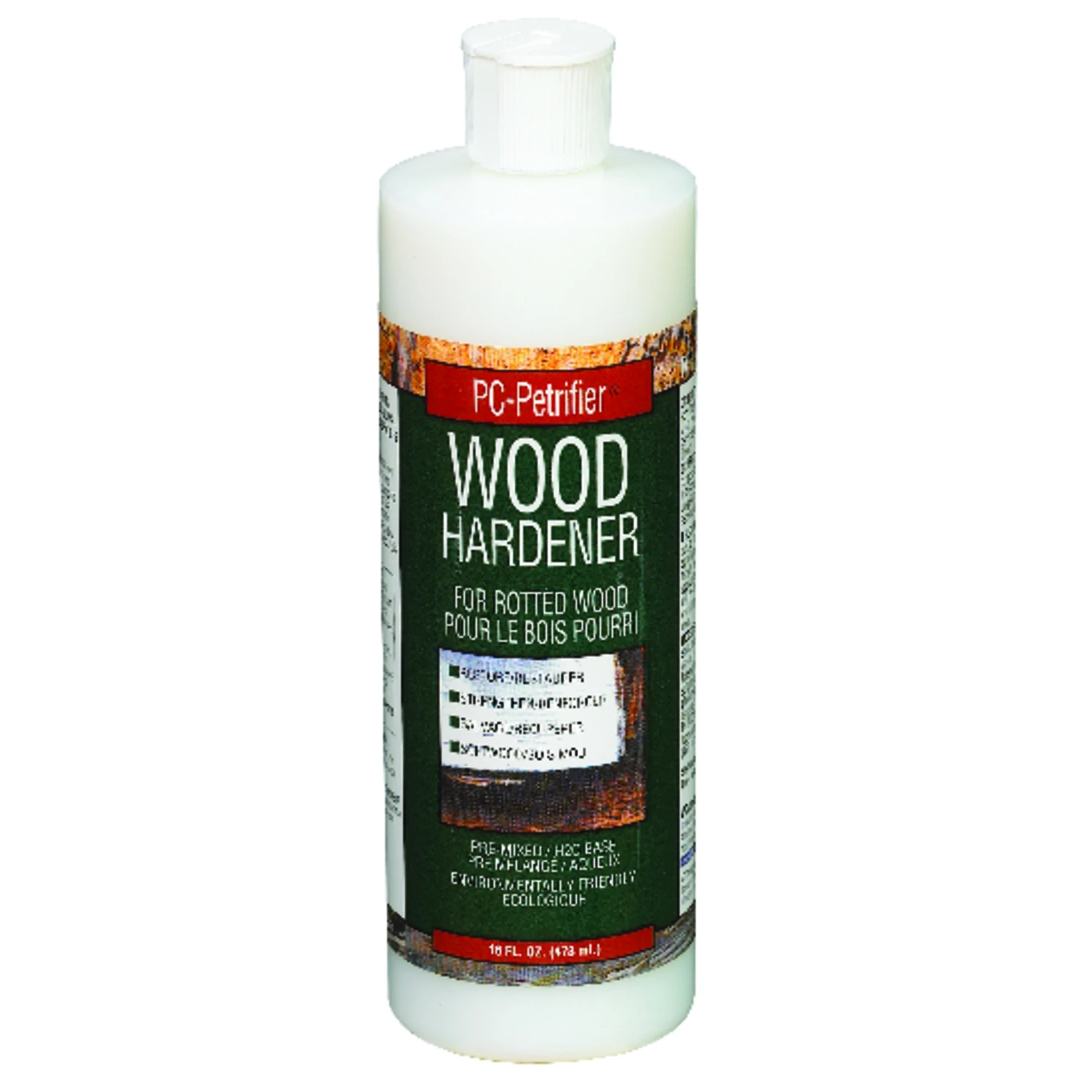 White Wood Hardener 16 Oz. - Deep Penetrating, Environmentally Friendly