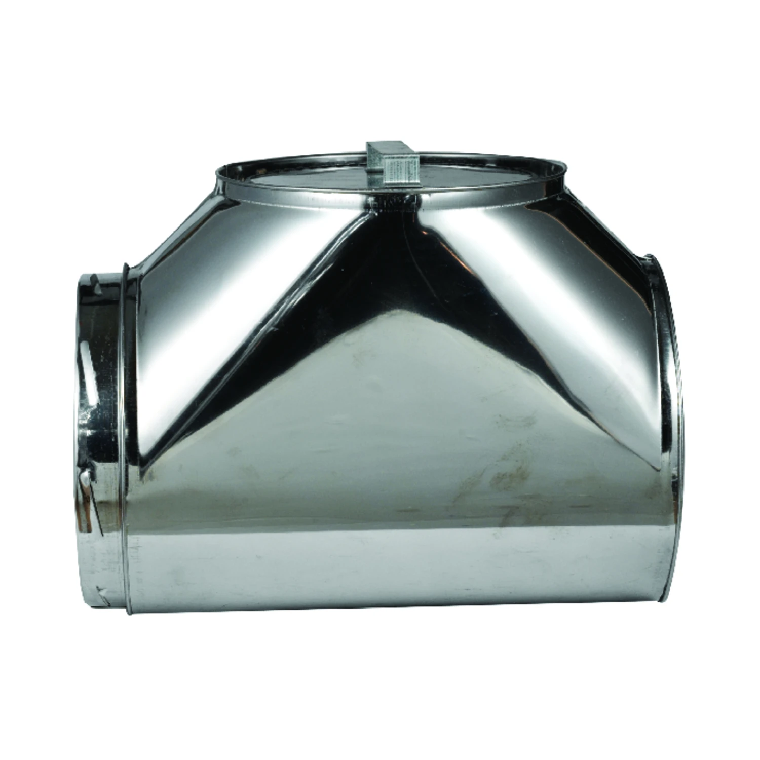 8 In. Stainless Steel Insulated Tee With Cap For Chimneys