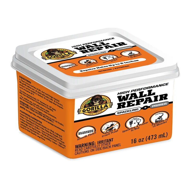 16 Oz. Heavy-duty Wall Repair Spackling & Primer For Indoor/outdoor Use
