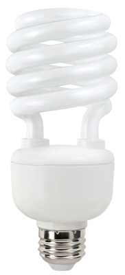 23w T3 Dimmable Compact Fluorescent Light Bulb - Soft White