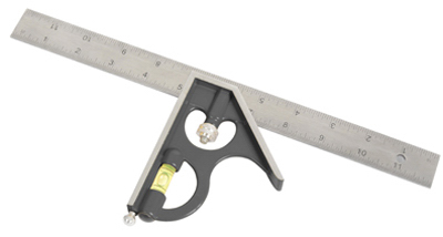 Zinc Combination Square, 12-In.