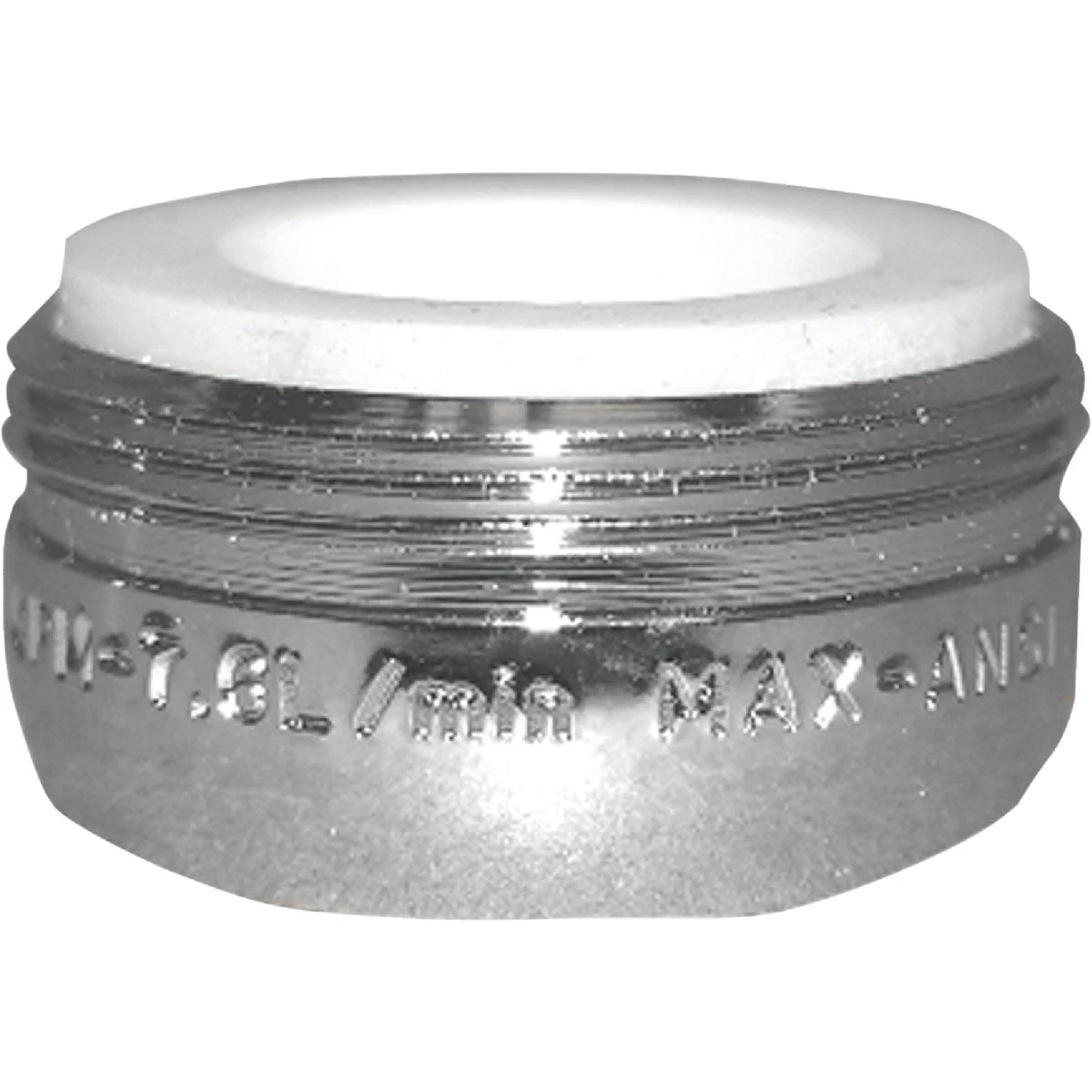 Faucet Aerator, Chrome, 1.2-GPM, 15/16-In. Male x 27