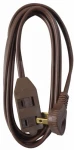 7-ft. Brown Vinyl Low Profile Extension Cord, 16/2 Spt-2