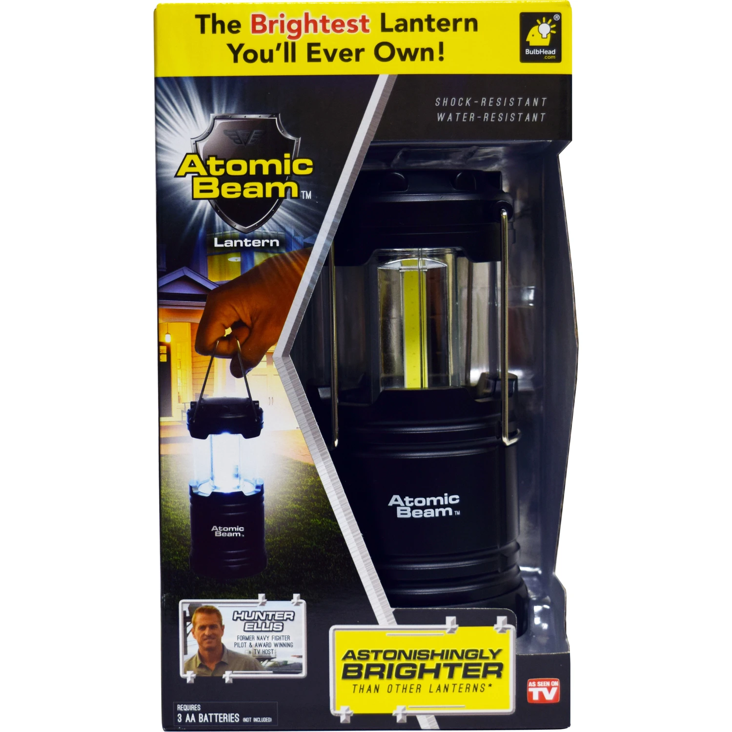 350 Lumens Black Led Tactical Lantern - Model 11362-6