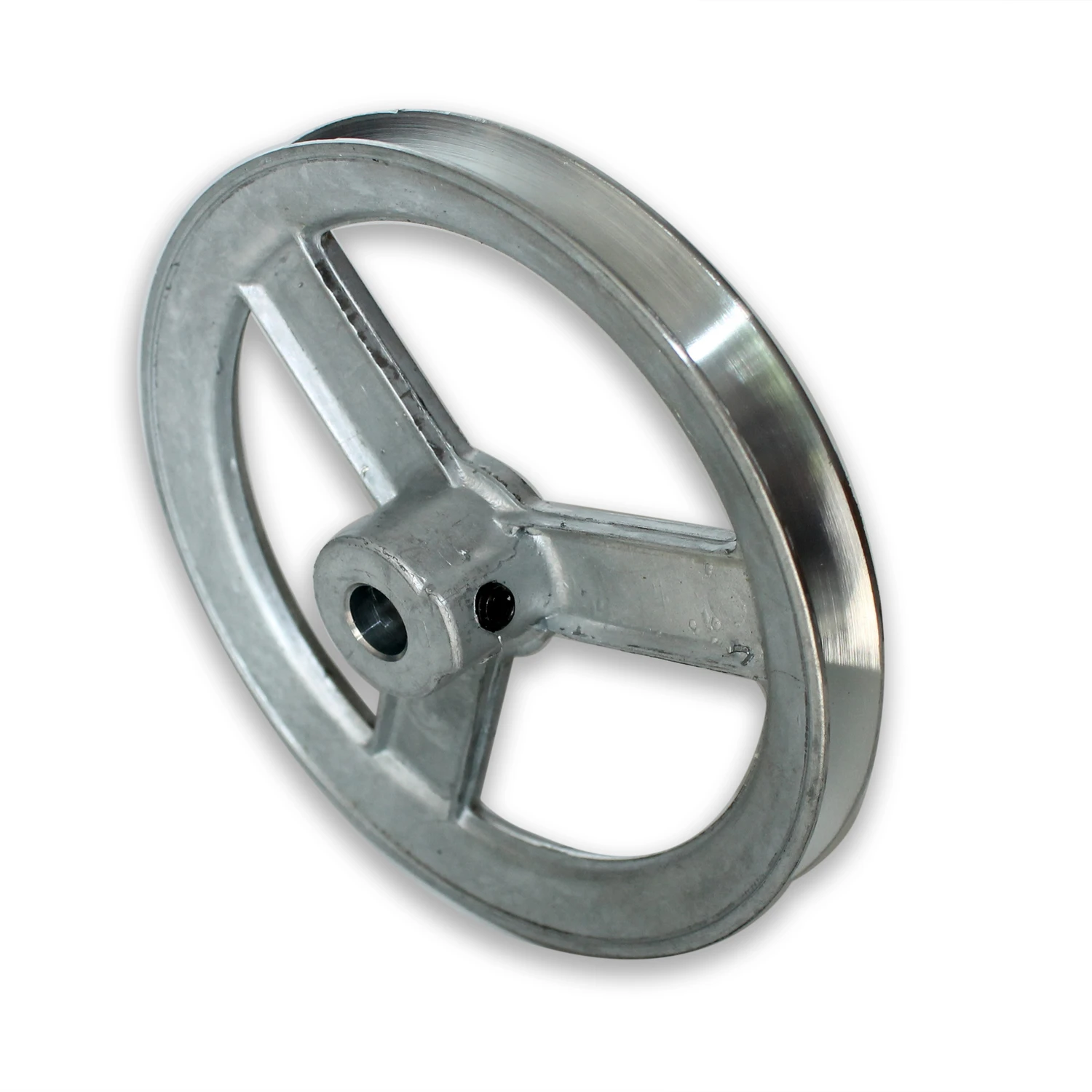 V-Groove Die-Cast Pulley with 1/2 Inch Bore and 6 Inch Diameter