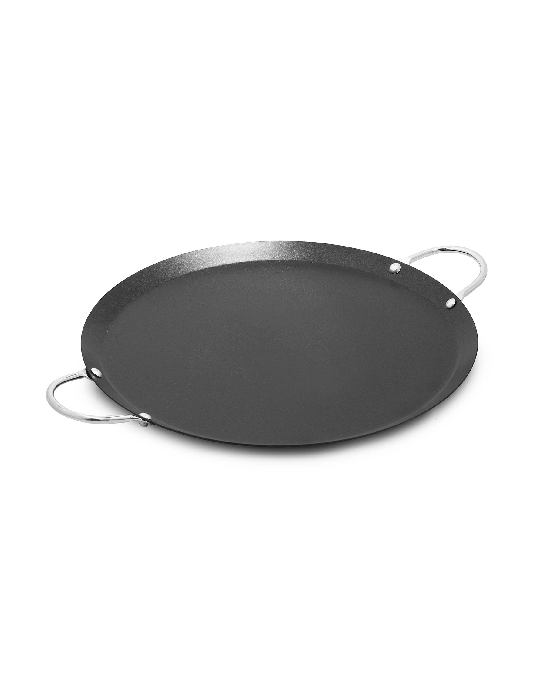 11 Inch Round Carbon Steel Nonstick Comal with Metal Handles