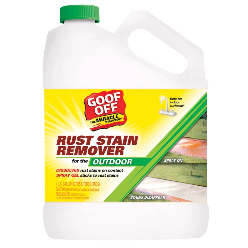 1 Gallon Outdoor Rust Stain Remover - Fast Acting, No Scrubbing Required