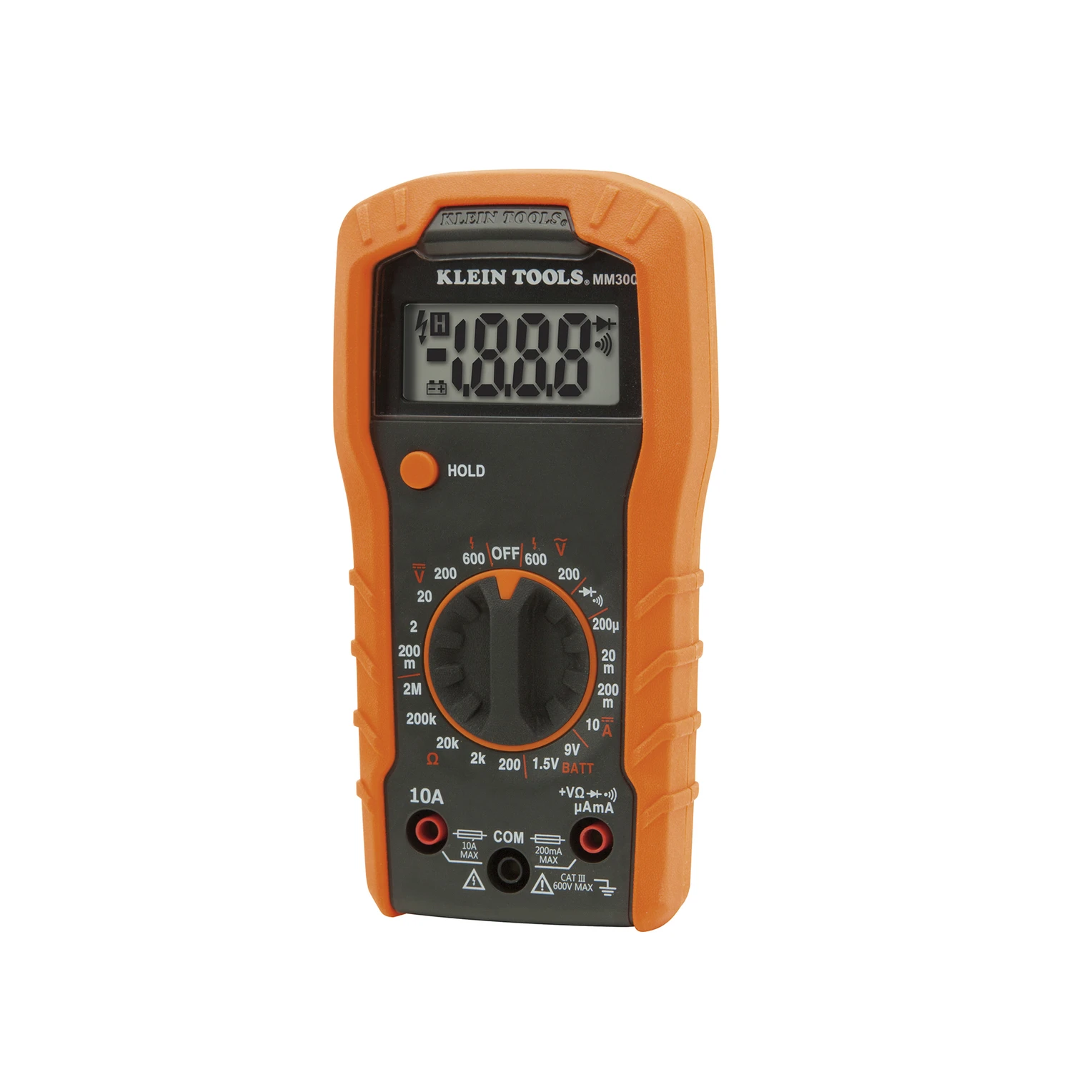 Digital Multimeter, Manual-Ranging, 600-Volts