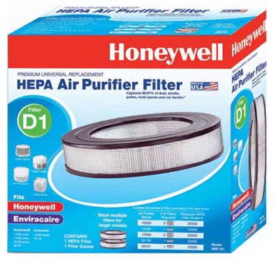 Honeywell Hepaclean Hrf-d1 Round Hepa Air Purifier Filter 4.3 In. H X 11.2 In. W 1 Pk