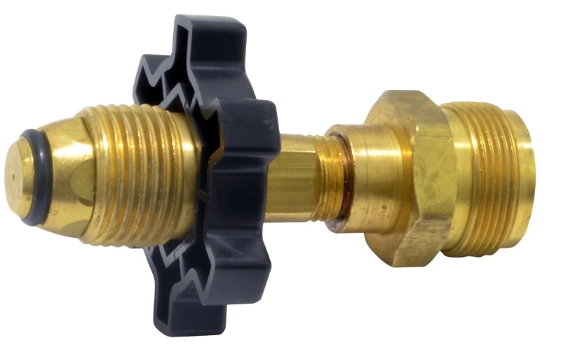 Propane Bulk Cylinder Adapter with Handwheel for Secure Connection