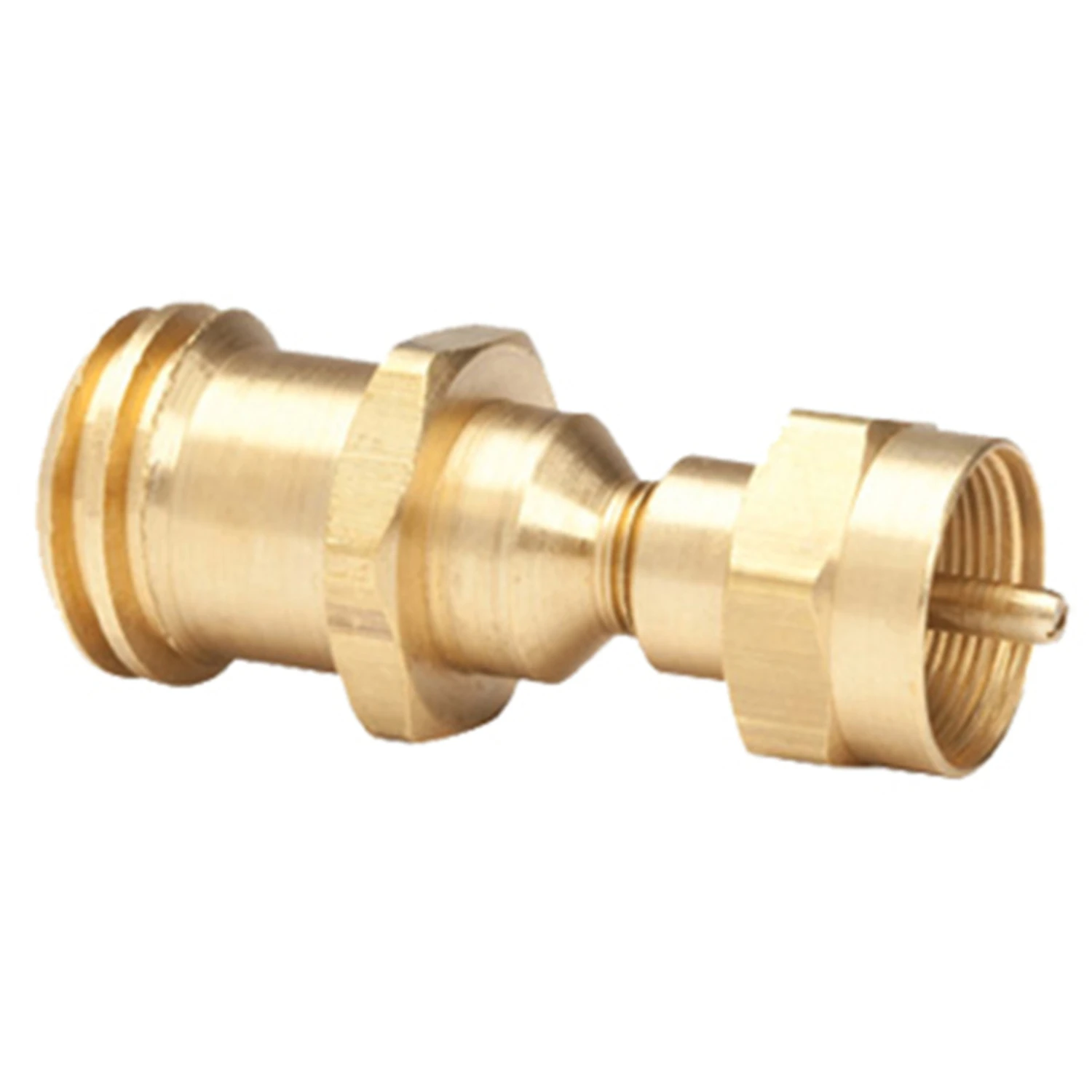 Propane Tank Adapter - Brass, 1 In. -20 Throwaway Fitting