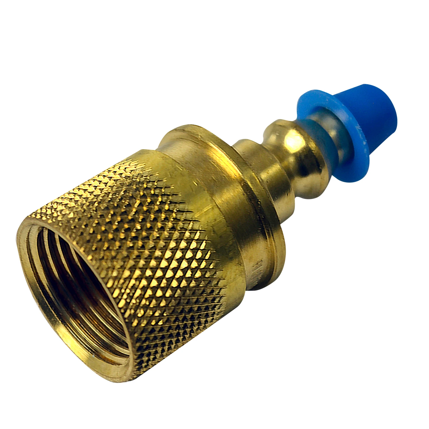 7/8 In. Brass Female P.o.l. X Male Plug Propane Cylinder Fill Plug
