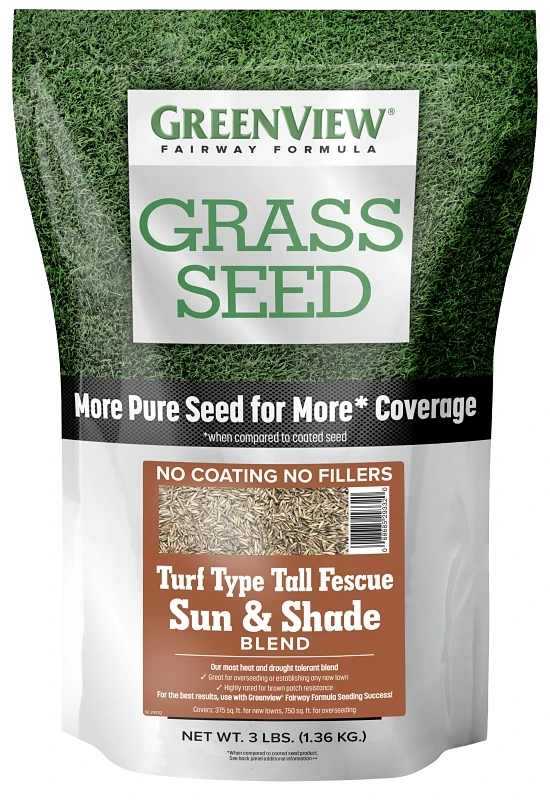 Fairway Formula Grass Seed, Tall Fescue Sun & Shade Blend, 3 Lbs.