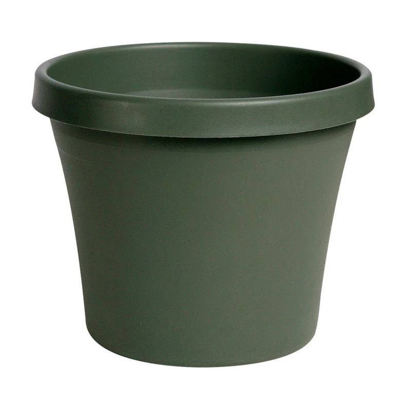 Terra Pot Plastic Planter by Living Green, 12 Inch Diameter