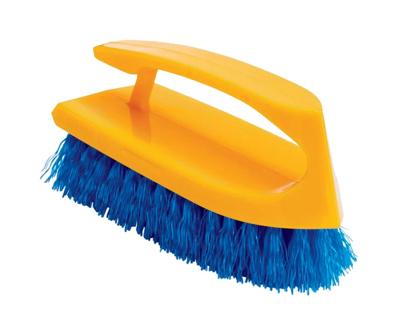 6 In. Metal Scrub Brush With Polypropylene Bristles