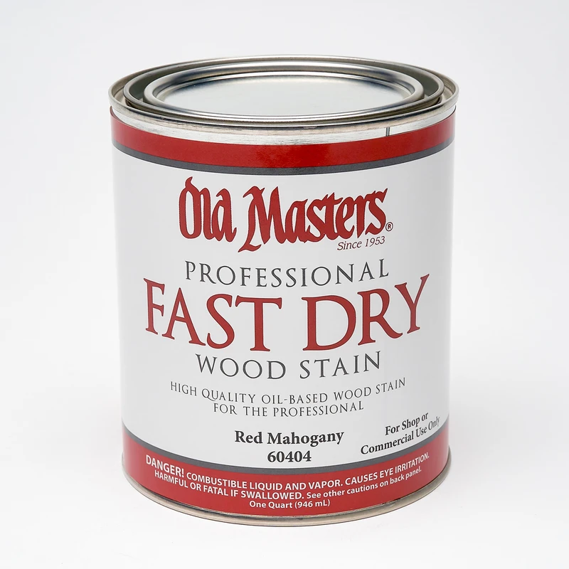Professional Semi-transparent Red Mahogany Oil-based Fast Dry Wood Stain 1 Quart
