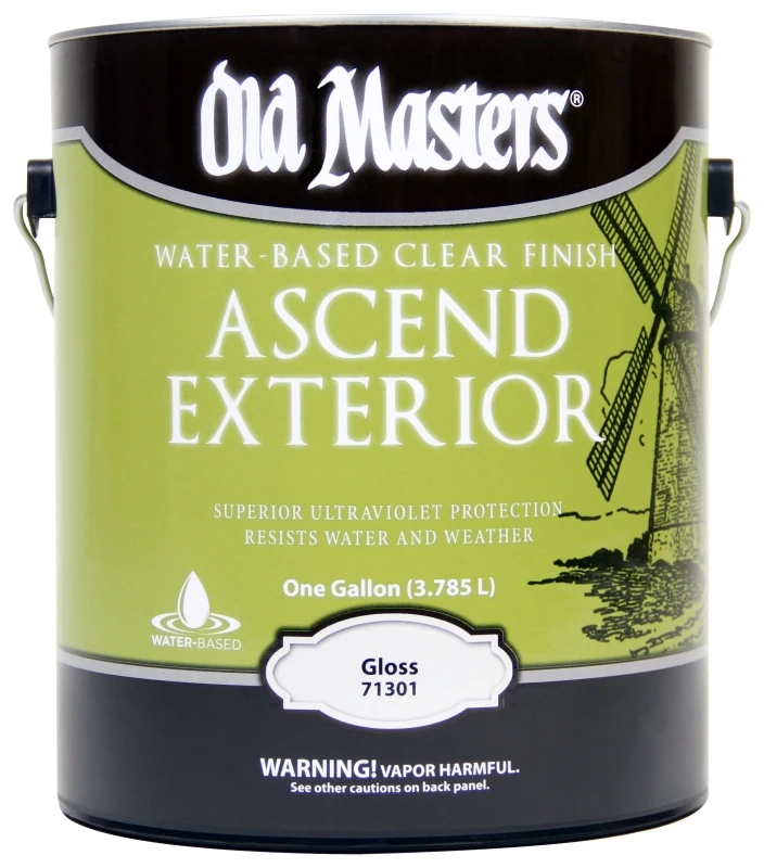 Old Masters Ascend Exterior Gloss Clear Water-Based Finish 1 gal