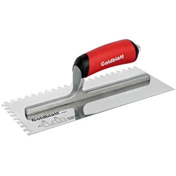 Square Notch Trowel, 1/4 In.