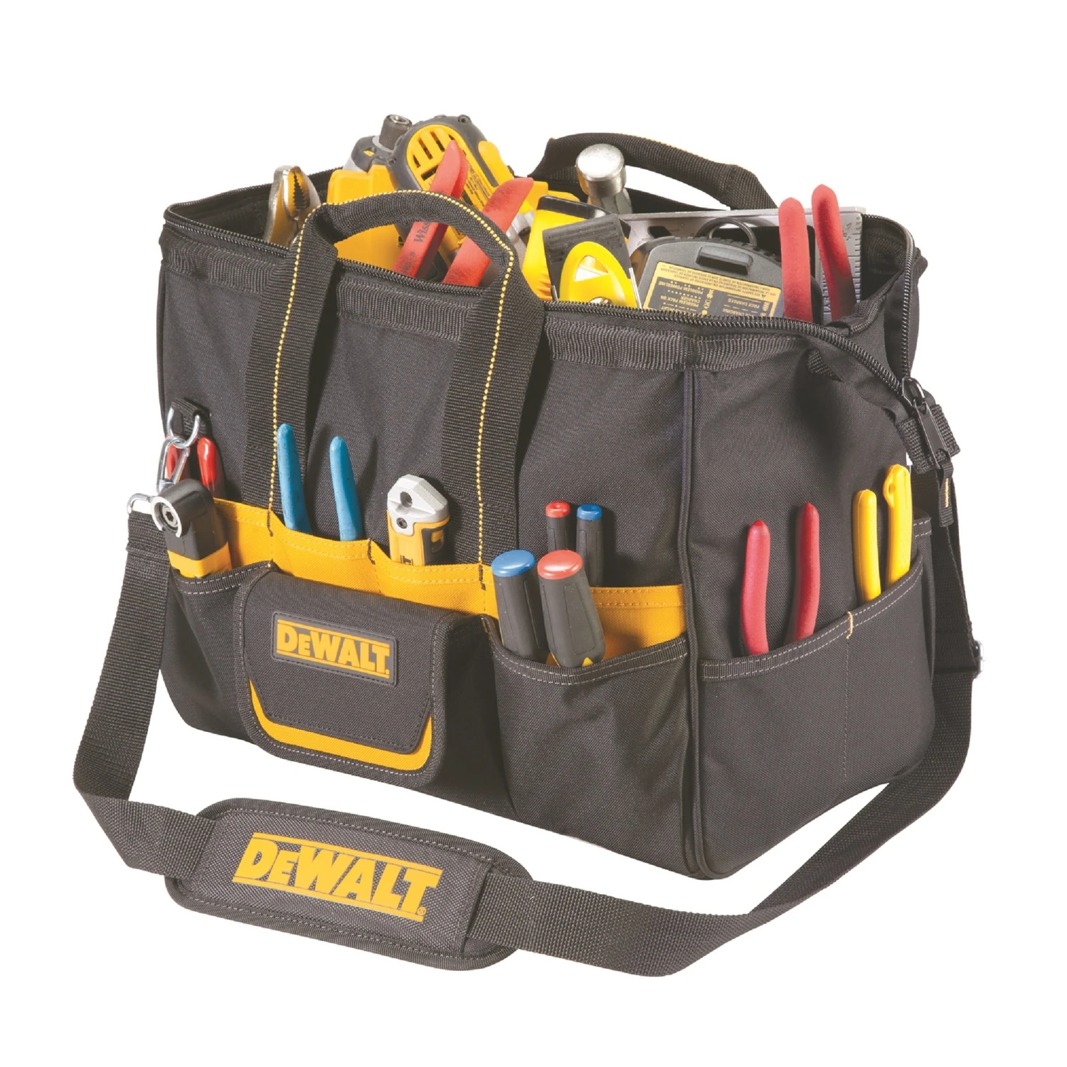 Tradesman Tool Bag 16-Inch Durable Construction with Multiple Pockets and Reinforced Handles