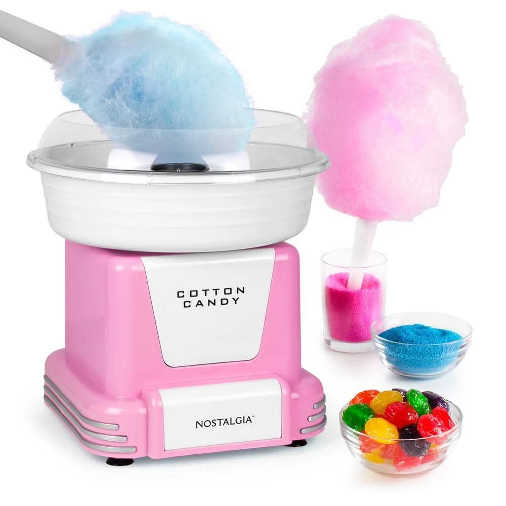 Electric Cotton Candy Maker Machine for Home Use with Easy Operation and Quick Heating