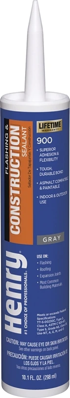 900 Gray Construction Sealant Cartridge 10.1 Ounce
