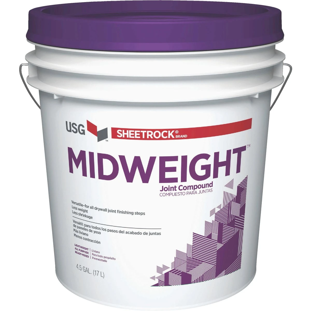 Midweight 4.5 Gallon Pre-mixed All-purpose Drywall Joint Compound