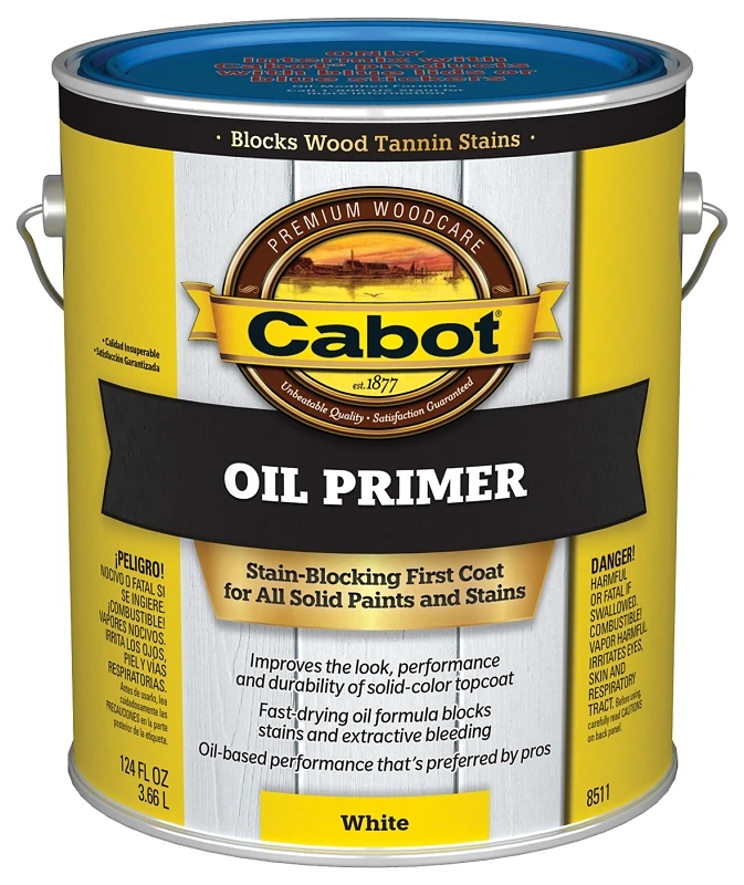 Problem-solver White Exterior Primer, 1 Gallon, Alkyd Formula