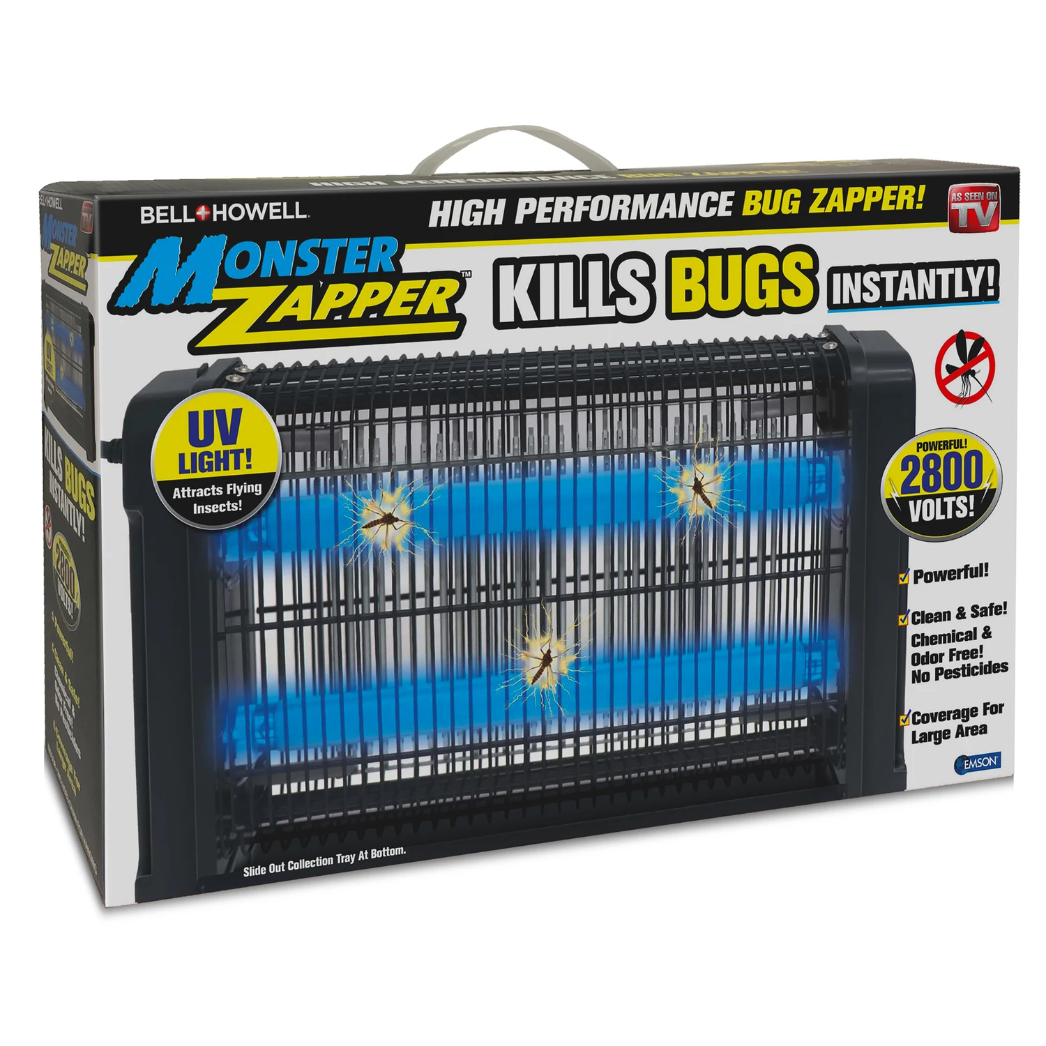 As Seen On Tv Indoor Insect And Mosquito Zapper 3000 Sq Ft 20 W
