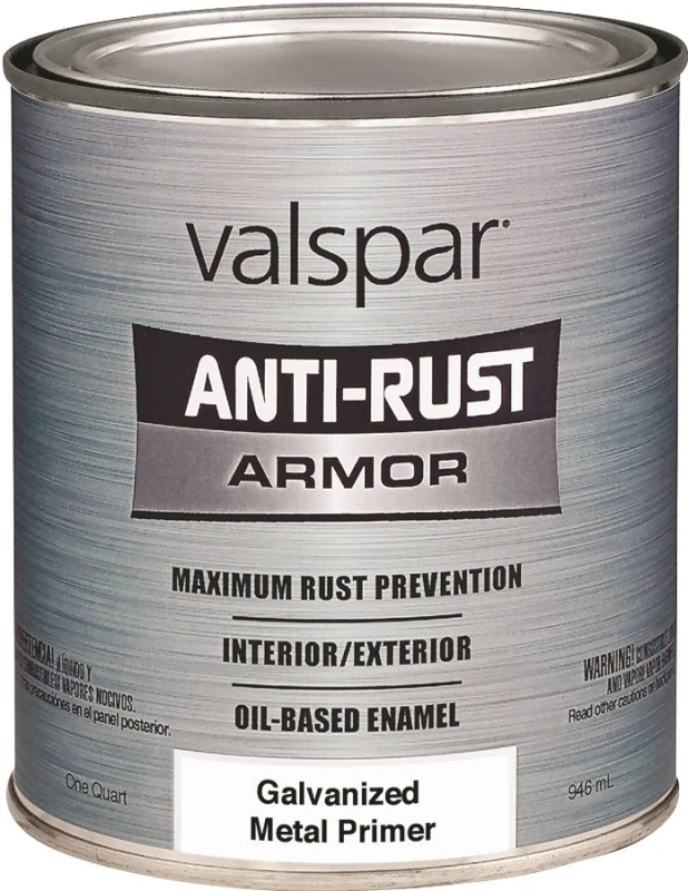 Anti-rust Galvanized Metal Primer - 1 Quart Oil-based Primer