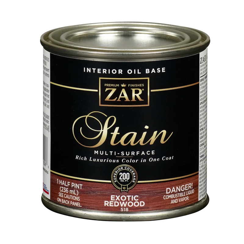 Interior Wood Stain Exotic Redwood 0.5 Pint Container