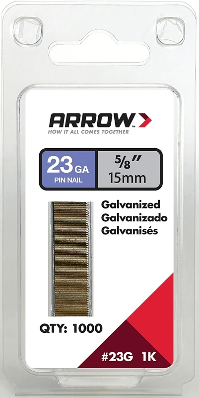 Collated Pin Nails, 23 Gauge, 5/8 In., 1,000-Ct.