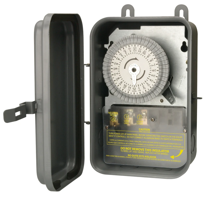 Outdoor Heavy Duty Mechanical Timer with Durable Weather-Resistant Housing