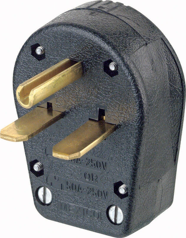 30a/50a 250v 3-wire 2-pole Dual Power Plug R55-00931-00e