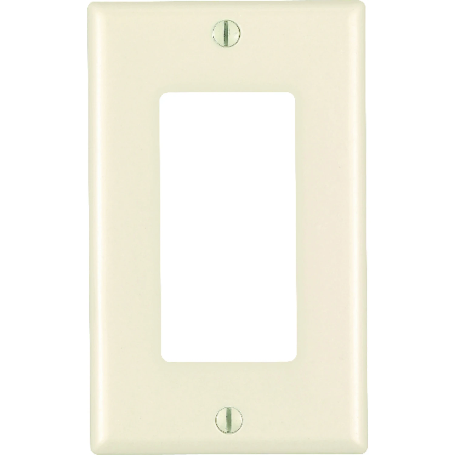 Leviton Decora Almond 1 gang Thermoset Plastic Decorator Wall Plate 1 pk