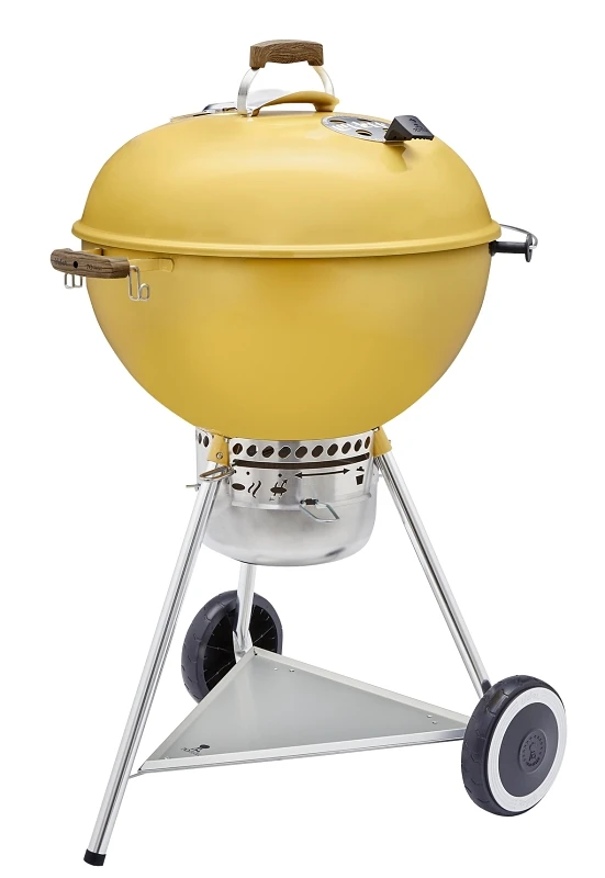 22 In. 70th Anniversary Kettle Charcoal Grill Hot Rod Yellow Model 19523001