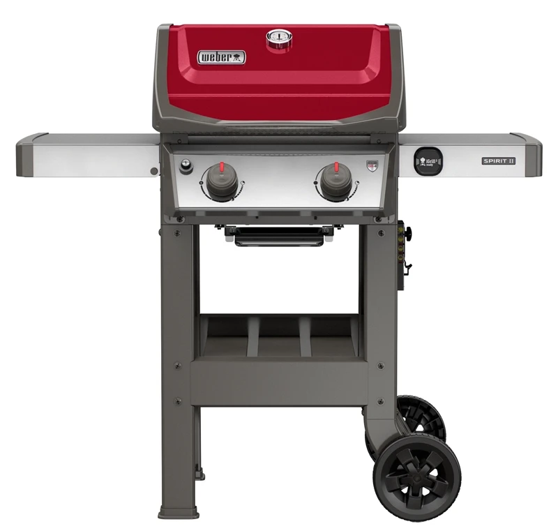 Spirit Ii E-210 2-burner Liquid Propane Gas Grill, 26,500 Btu, Red