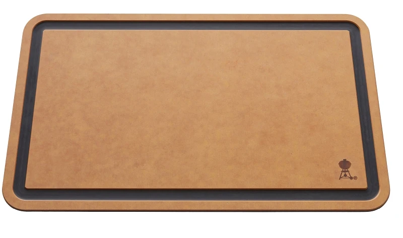 17.72 In. W X 10.75 In. L Cutting Board With Grooved Edges