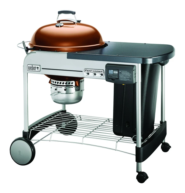 Performer Deluxe 22 In. Copper Charcoal Grill With Touch-n-go Ignition