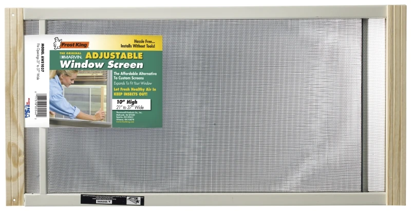 W.b. Marvin 10 In. X 21-37 In. Adjustable Window Screen