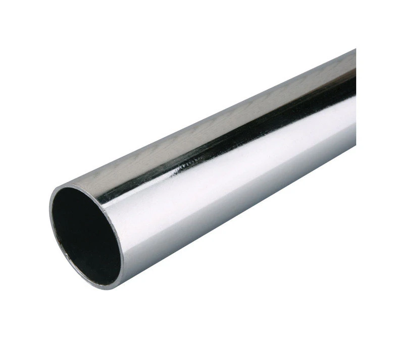 Pro Hd 72 In. L X 1-3/8 In. D Polished Chrome Steel Closet Rod