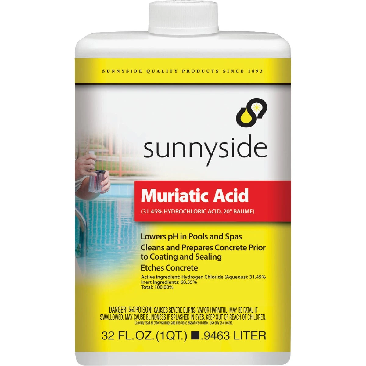 Muriatic Acid, 1 Qt.