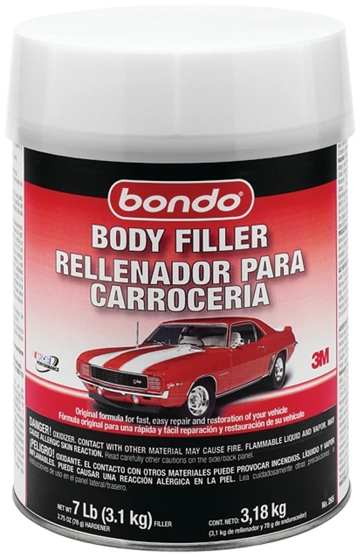 1 Gallon Original Body Filler With Hardener For Auto And Home Repairs