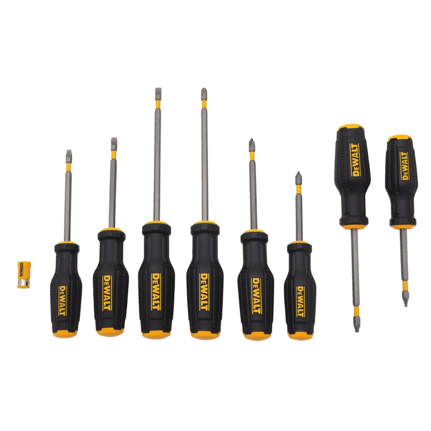 Max Fit 8-piece Phillips/slotted Screwdriver Set With Magnetic Lock