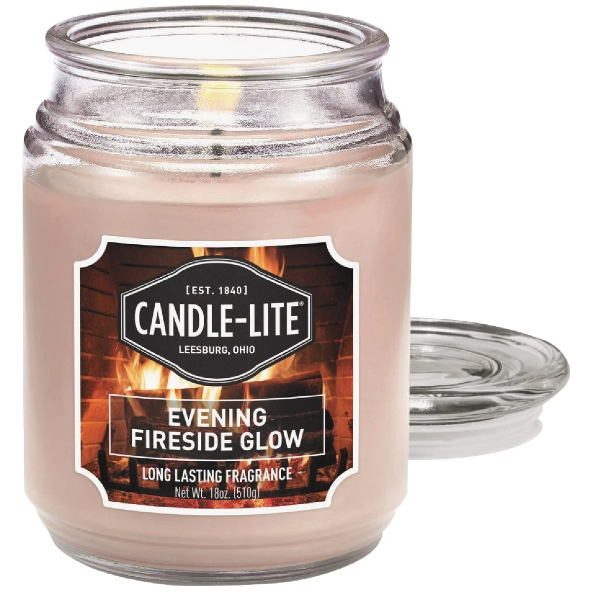 Everyday Essentials Wax Candle, Evening Fireside Glow Scent, 18 oz. Terrace Jar