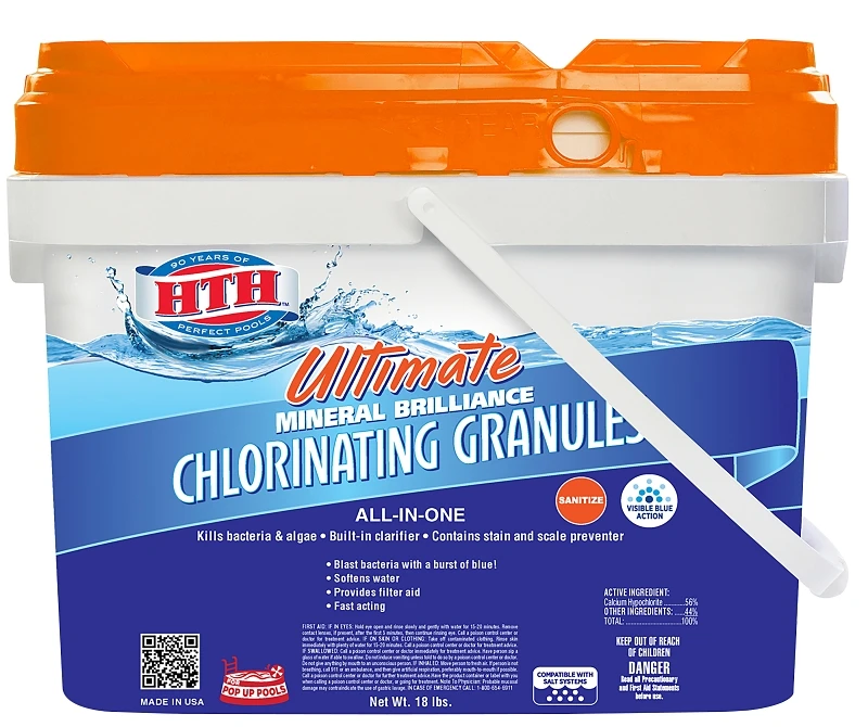 Pool Care 18 Lb. Chlorine Granules Ultra - Fast Dissolving Pool Shock