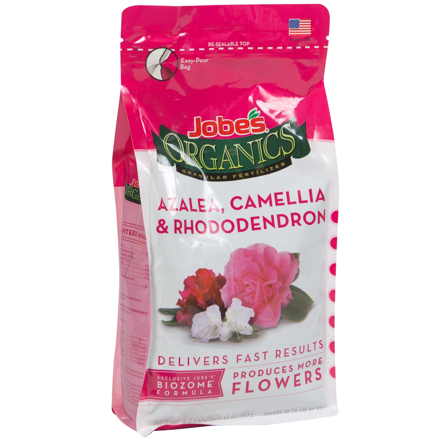 Organics 4 Lb Granular Plant Food For Azaleas, Camellias & Rhododendrons