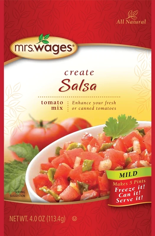 Mrs. Wages Mild Salsa Tomato Mix 4 oz 1 pk