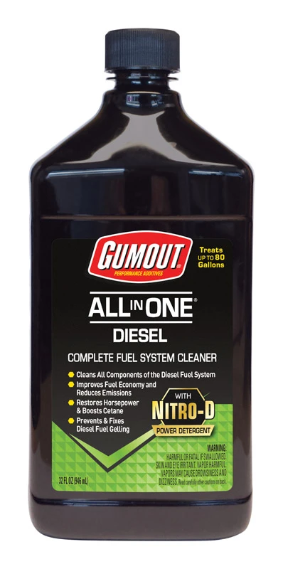 All-in-One Diesel Fuel System Cleaner 32 Ounce Bottle for Engine Maintenance