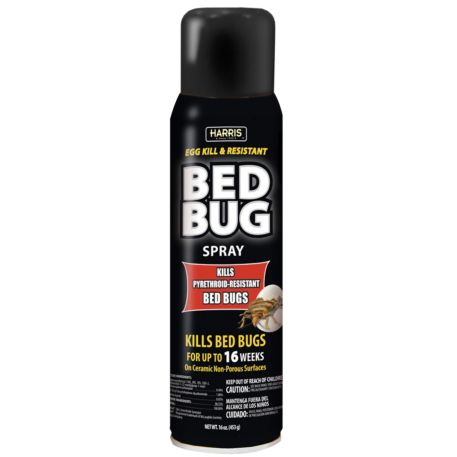 16 Oz. Aerosol Egg Kill & Pyrethroid Resistant Bedbug Killer